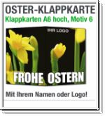 Osterkarten, Oster-Klappkarten, A6, Motiv 06