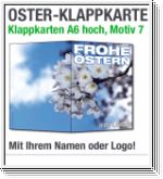 Osterkarten, Oster-Klappkarten, A6, Motiv 07