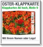 Osterkarten, Oster-Klappkarten, A6, Motiv 09