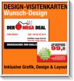 Visitenkarten inkl. Grafik, Design & Layout