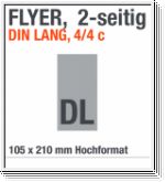 Flyer, zweiseitig, DIN lang