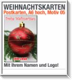 Weihnachtskarten, Postkarten A6, Motiv 05