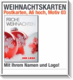 Weihnachtskarten, Postkarten A6, Motiv 03