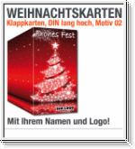 Weihnachtskarten, Klappkarten DIN lang, Motiv 02