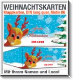 Weihnachtskarten, Klappkarten DIN lang, Motiv 06