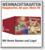 Weihnachtskarten, Klappkarten A6, Motiv 09