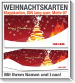Weihnachtskarten, Klappkarten DIN lang, Motiv 07