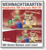 Weihnachtskarten, Klappkarten DIN lang, Motiv 09