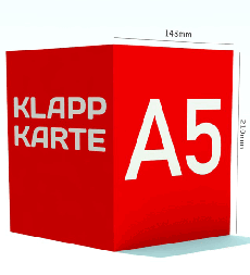 Gro�e Klappkarten, A5