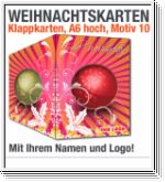 Weihnachtskarten, Klappkarten A6, Motiv 10
