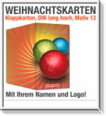 Weihnachtskarten, Klappkarten DIN lang, Motiv 13