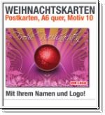 Weihnachtskarten, Postkarten A6, Motiv 10