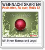 Weihnachtskarten, Postkarten A6, Motiv 12