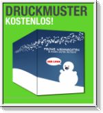 Kostenlose Weihnachtskarten-Druckmuster