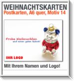 Weihnachtskarten, Postkarten A6, Motiv 14