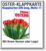Osterkarten, Oster-Klappkarten, DIN lang, Motiv 11