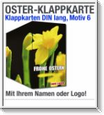 Osterkarten, Oster-Klappkarten, DIN lang, Motiv 06