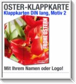Osterkarten, Oster-Klappkarten, DIN lang, Motiv 02