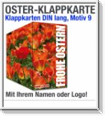 Osterkarten, Oster-Klappkarten, DIN lang, Motiv 09