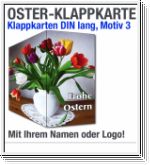 Osterkarten, Oster-Klappkarten, DIN lang, Motiv 03