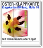 Osterkarten, Oster-Klappkarten, DIN lang, Motiv 10
