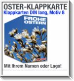 Osterkarten, Oster-Klappkarten, DIN lang, Motiv 08