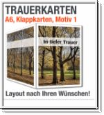 Trauerkarten, A6, Motiv 01