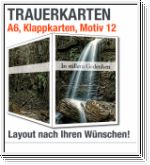 Trauerkarten, A6, Motiv 12