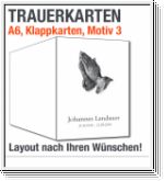 Trauerkarten, A6, Motiv 03