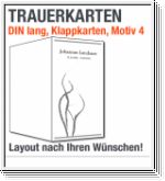 Trauerkarten, DIN lang, Motiv 04