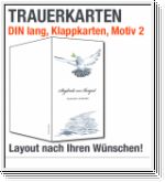 Trauerkarten, DIN lang, Motiv 02