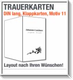 Trauerkarten, DIN lang, Motiv 11