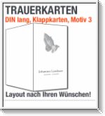 Trauerkarten, DIN lang, Motiv 03