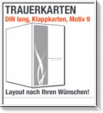 Trauerkarten, DIN lang, Motiv 09