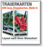 Trauerkarten, DIN lang, Motiv 06