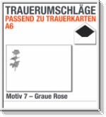 C6-Trauerumschl�ge, Trauerbriefumschl�ge C6, Motiv 7
