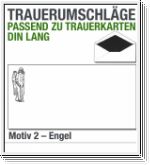 DIN-lang-Trauerumschl�ge, Trauerbriefumschl�ge DL, Motiv 2