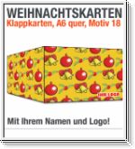 Weihnachtskarten, Klappkarten A6, Motiv 18