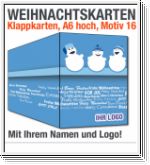 Weihnachtskarten, Klappkarten A6, Motiv 16