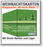 Weihnachtskarten, Klappkarten A6, Motiv 17