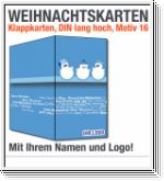 Weihnachtskarten, Klappkarten DIN lang, Motiv 16
