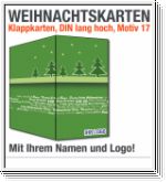 Weihnachtskarten, Klappkarten DIN lang, Motiv 17