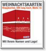 Weihnachtskarten, Klappkarten DIN lang, Motiv 15
