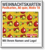 Weihnachtskarten, Postkarten A6, Motiv 18