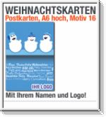 Weihnachtskarten, Postkarten A6, Motiv 16
