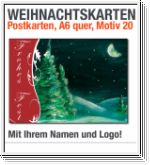 Weihnachtskarten, Postkarten A6, Motiv 20