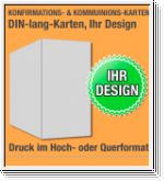 Druck von DIN-lang-Klappkarten zur Konfirmation & Kommunion