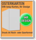 Osterkarten, DIN-lang-Klappkarten zu Ostern