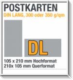 Lange Postkarten, DIN-lang-Postkarten