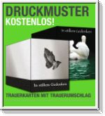 Kostenloses Muster, Trauerkarten-Sets